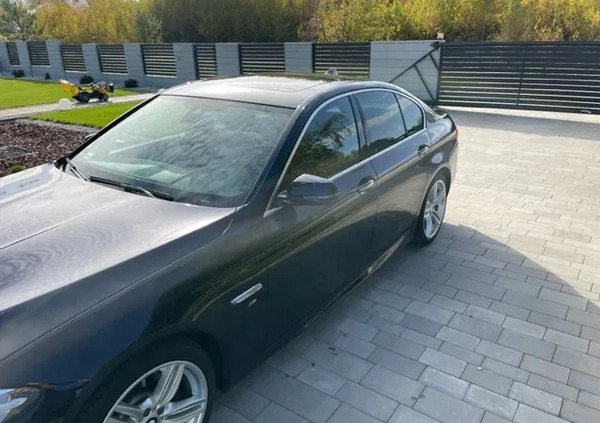 BMW Seria 5 cena 72900 przebieg: 159000, rok produkcji 2014 z Słubice małe 667